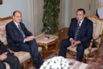 Con il Presidente della Repubblica Araba d'Egitto, Hosni Mubarak