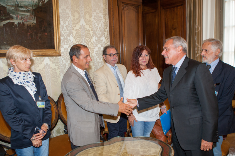 Il Presidente Grasso incontra una delegazione del Comitato Esodati e Precoci d'Italia.