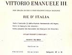 Decreto di nomina di Giacomo Puccini a senatore del Regno<br />
Archivio storico del Senato