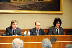 La conferenza stampa con Giovanni Allevi, il presidente Schifani e il direttore di Rai Uno Del Noce