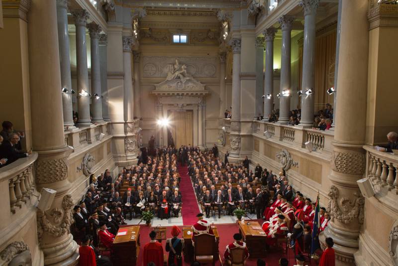 Assemblea generale della Corte Suprema di Cassazione per l'inaugurazione dell'anno giudiziario.