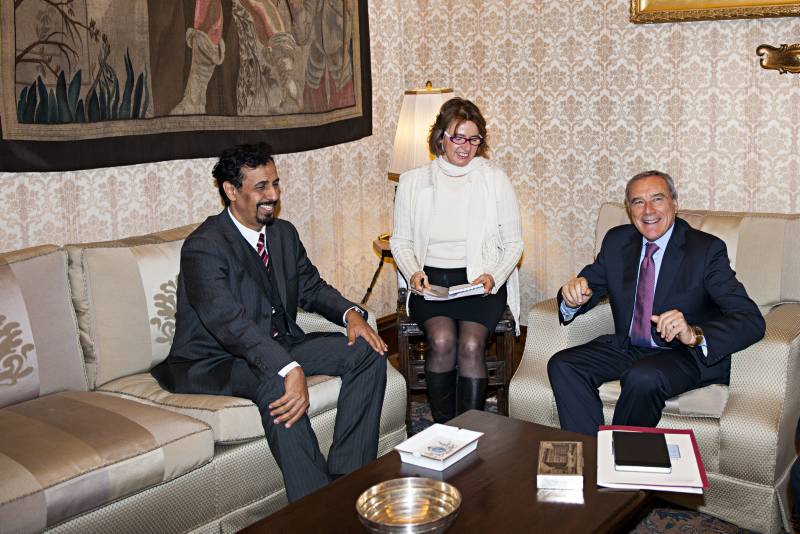 Il Presidente del Senato riceve l'Ambasciatore del Kuwait Ali Khaled Al Jaber Al Sabah