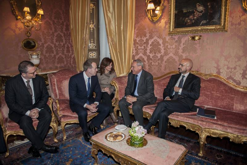 Il Presidente del Senato riceve il Presidente del Consiglio Nazionale del Principato di Monaco, Laurent Nouvion