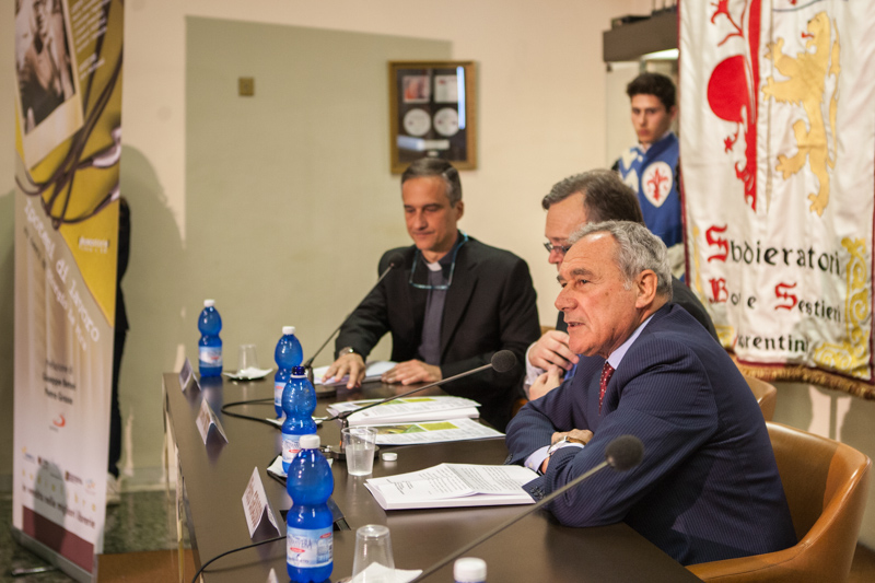 Il Presidente Grasso interviene alla Conferenza stampa di presentazione dell'audiolibro dedicato a Giorgio La Pira 