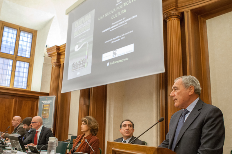 L'intervento del Presidente del Senato, Pietro Grasso, alla presentazione del Rapporto di Federculture 2014.