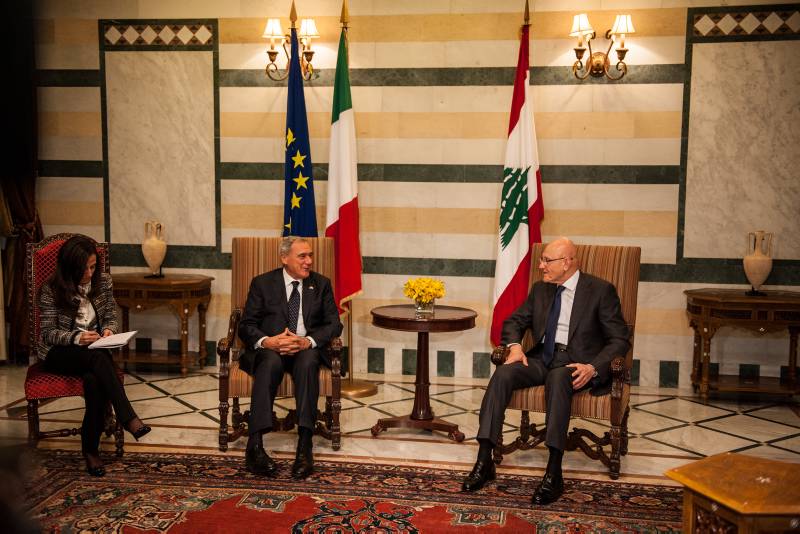 Le visite istituzionali sono continuate con l'incontro del il Primo Ministro Libanese, Tammam Salam