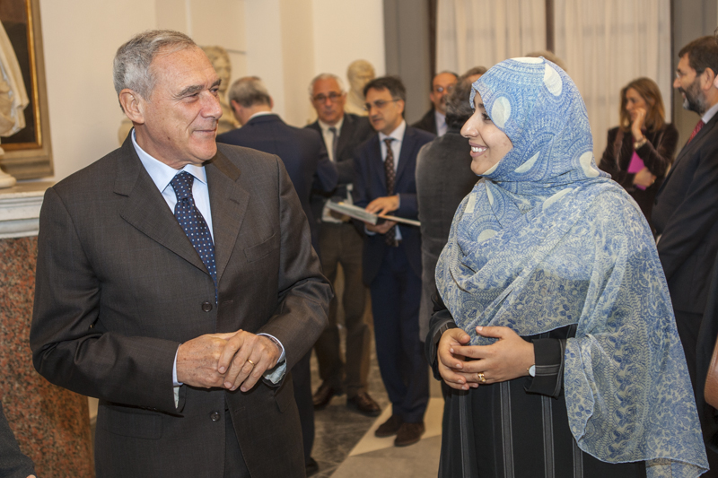 Il Presidente Grasso incontra Tawakkul Karman, premio Nobel per la pace 2011