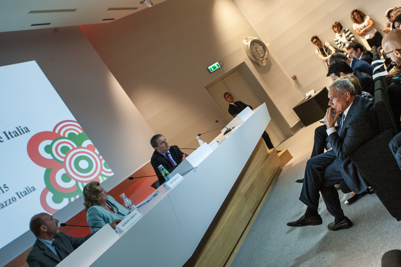 La conferenza stampa di presentazione del programma degli eventi promossi dal Padiglione Italia 