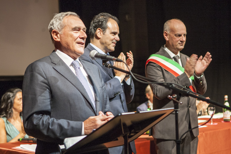 L'intervento del Presidente Grasso durante la cerimonia