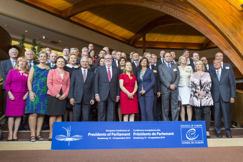 Conferenza dei Presidenti dei Parlamenti del Consiglio d'Europa su 