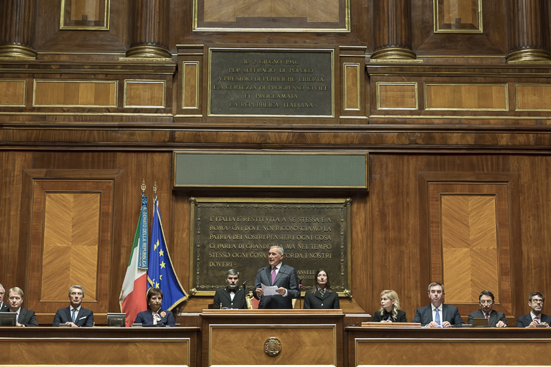 Indirizzo di saluto del Presidente del Senato della Repubblica, Pietro Grasso.
