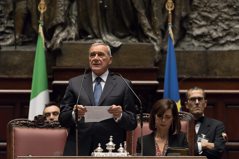 Intervento del Presidente del Senato, Pietro Grasso.