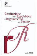 Costituzione della Repubblica e Regolamento del Senato