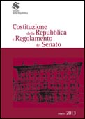 Costituzione e Regolamento del Senato della Repubblica