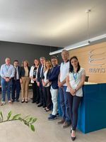 Visita allo stabilimento Mevis di Rosà (VI) di una delegazione della Commissione composta dalla presidente Matrisciano, dalla senatrice Guidolin e dal senatore De Angelis (1° luglio 2022)