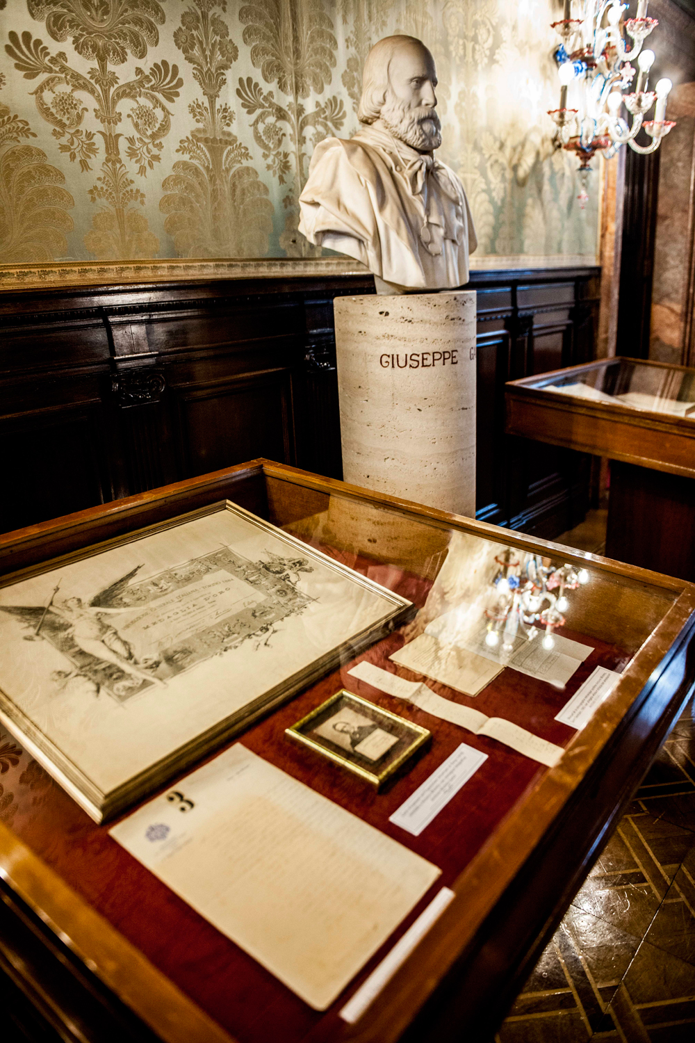 Immagine della mostra ospitata nella Sala Garibaldi di Palazzo Madama