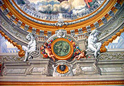 Particolare degli affreschi della Sala Pannini dove si riunisce la Conferenza dei Capigruppo 